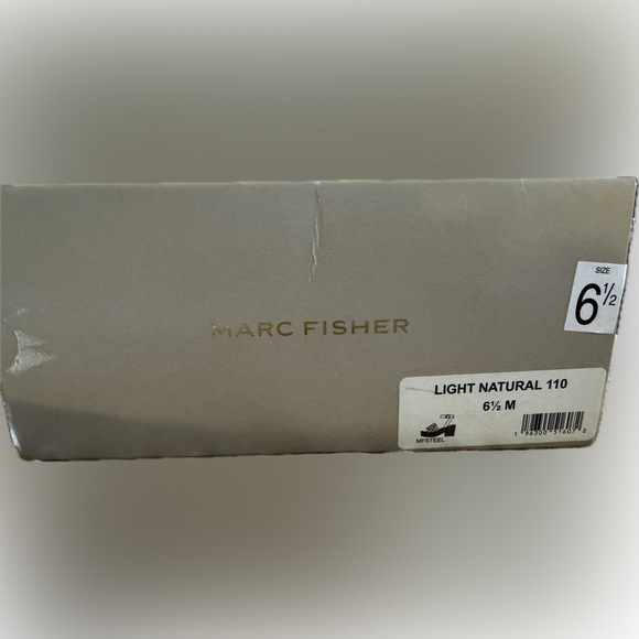 * MARC FISHER Light Natural Raffia, Sandal - Picture 4 of 9